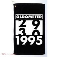 Funny Oldometer Made In 1995 30th Birthday Golf Towel thumb 0