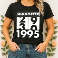 Funny Oldometer Made In 1995 30th Birthday Women's T-Shirt thumb 2