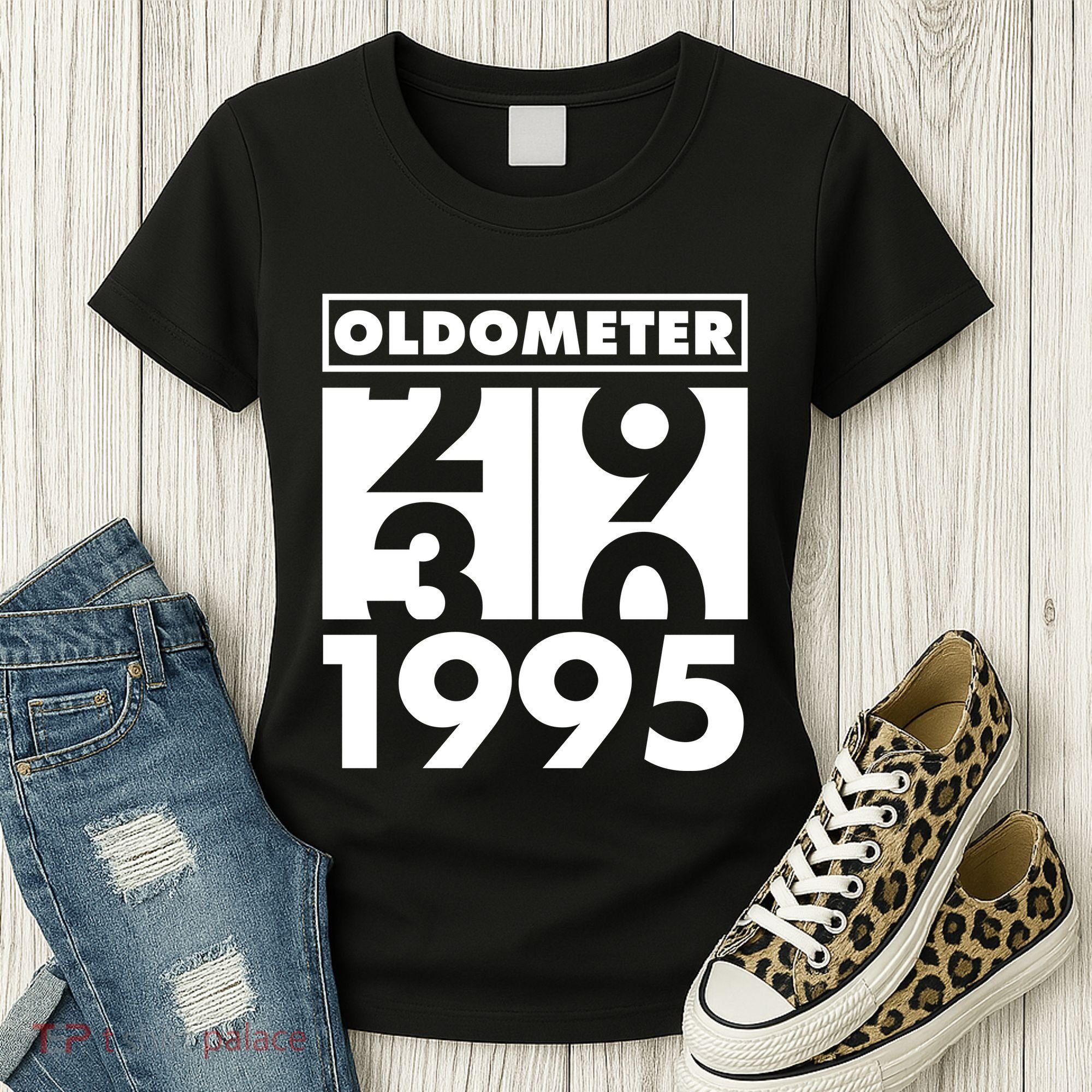 Funny Oldometer Made In 1995 30th Birthday Women's T-Shirt