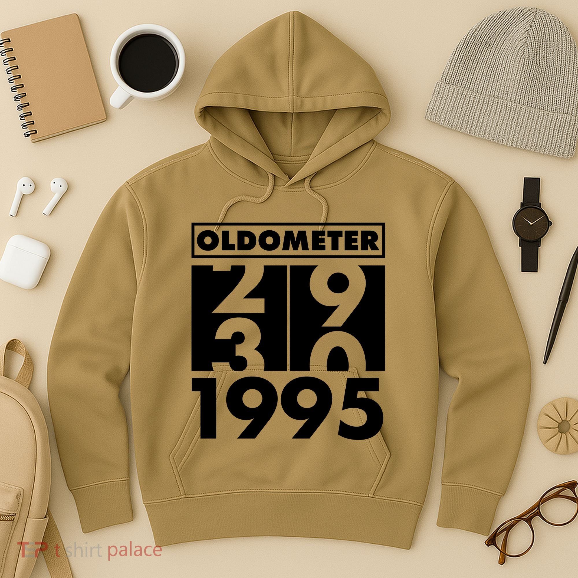 Funny Oldometer Made In 1995 30th Birthday Hoodie