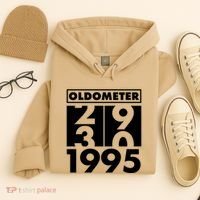 Funny Oldometer Made In 1995 30th Birthday Hoodie thumb 4