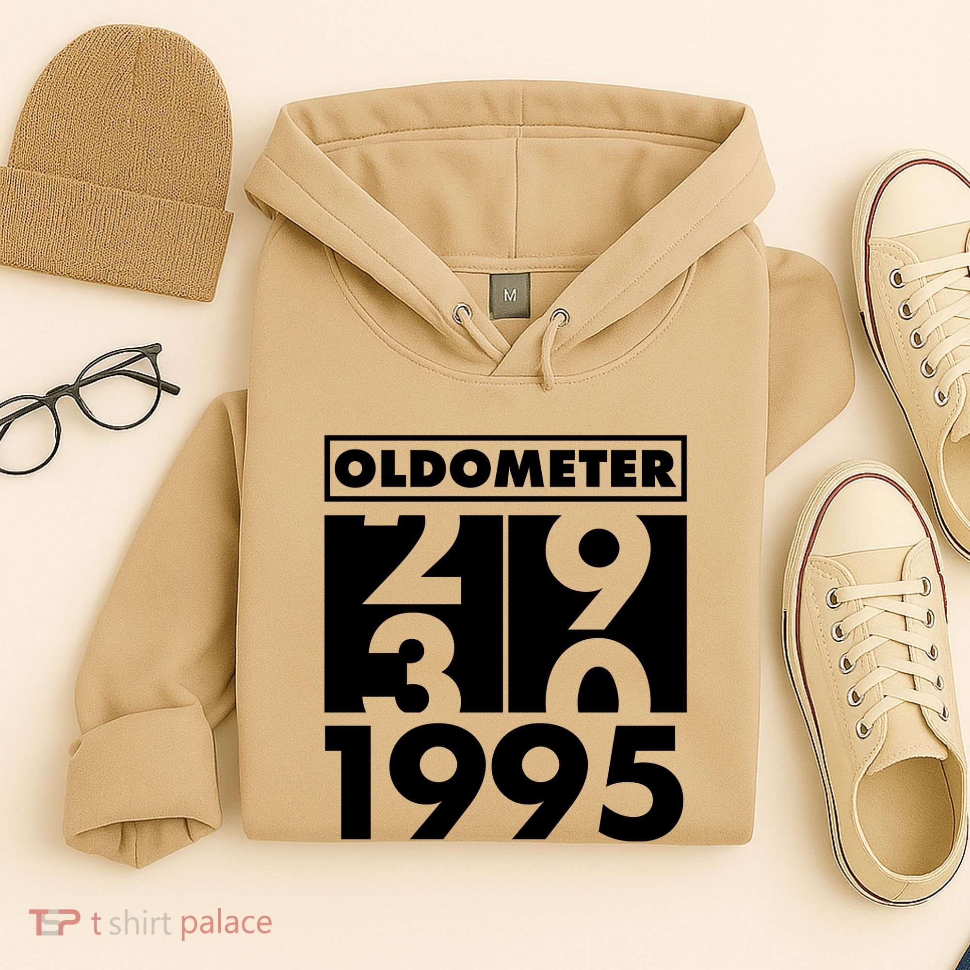 Funny Oldometer Made In 1995 30th Birthday Hoodie