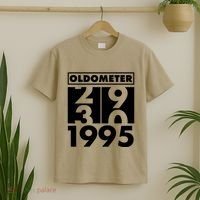 Funny Oldometer Made In 1995 30th Birthday T-Shirt thumb 2