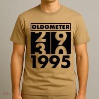Funny Oldometer Made In 1995 30th Birthday T-Shirt thumb 3