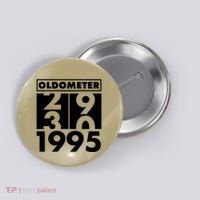 Funny Oldometer Made In 1995 30th Birthday Button thumb 0