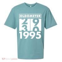 Funny Oldometer Made In 1995 30th Birthday Sueded Cloud Jersey T-Shirt thumb 0