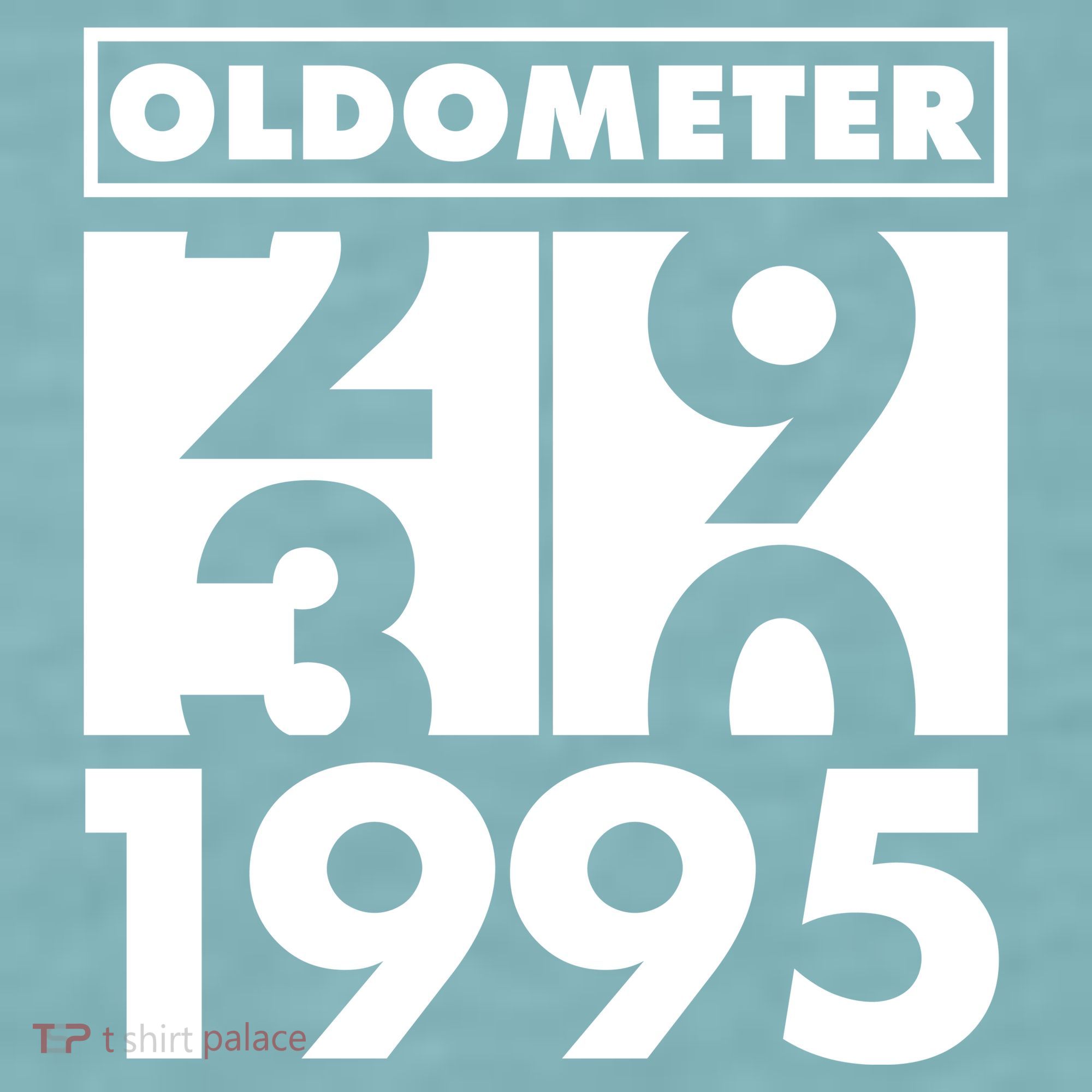 Funny Oldometer Made In 1995 30th Birthday Sueded Cloud Jersey T-Shirt