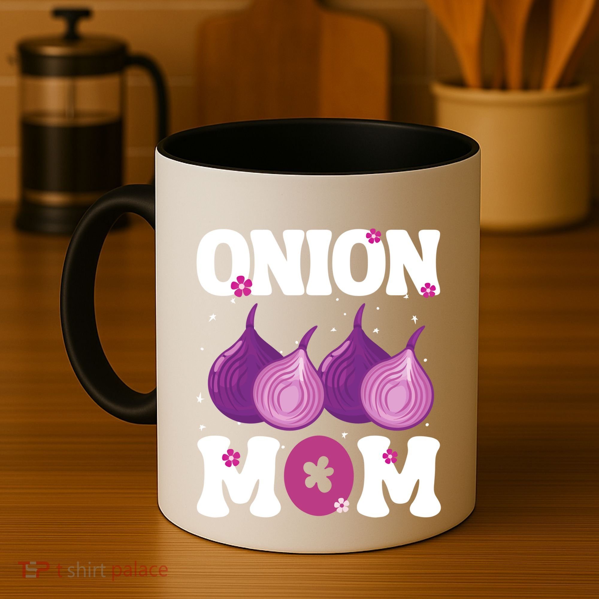 Funny Onion Mom Fruit Vegetable Mothers' Day Gardener Lover Great Gift Coffee Mug