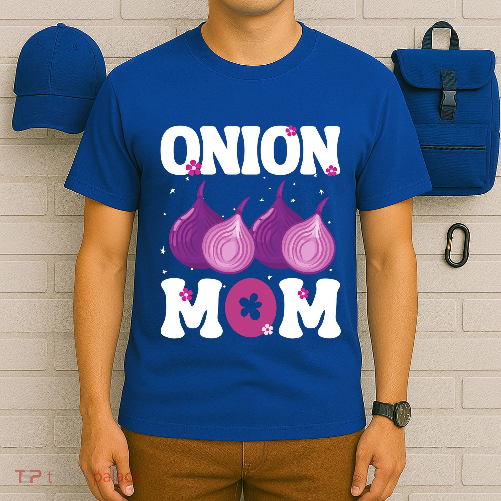 Funny Onion Mom Fruit Vegetable Mothers' Day Gardener Lover Great Gift T-Shirt