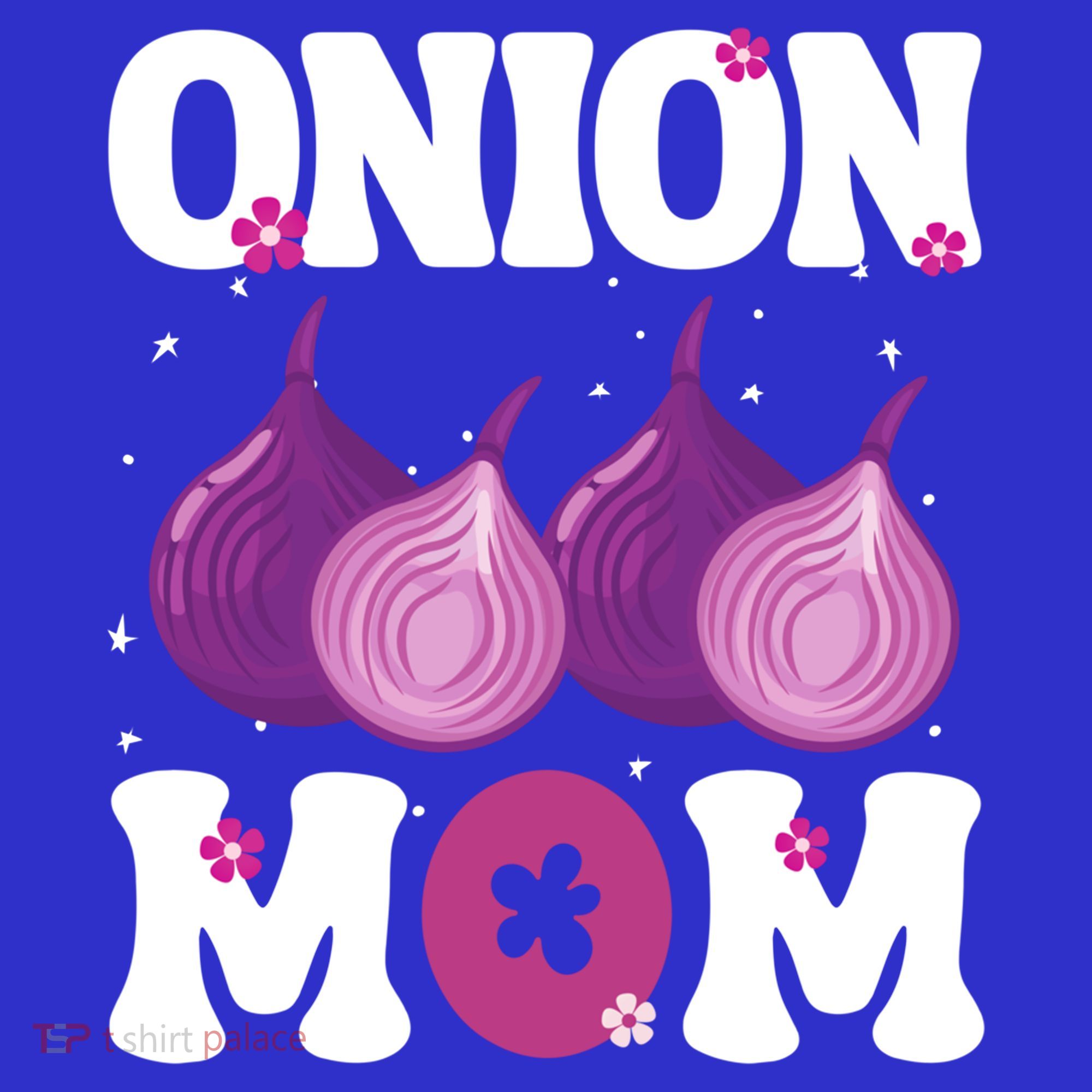 Funny Onion Mom Fruit Vegetable Mothers' Day Gardener Lover Great Gift Coaster