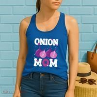 Funny Onion Mom Fruit Vegetable Mothers' Day Gardener Lover Great Gift Women's Tank Top thumb 2