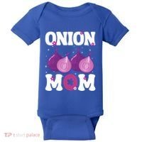 Funny Onion Mom Fruit Vegetable Mothers' Day Gardener Lover Great Gift Baby Bodysuit thumb 0