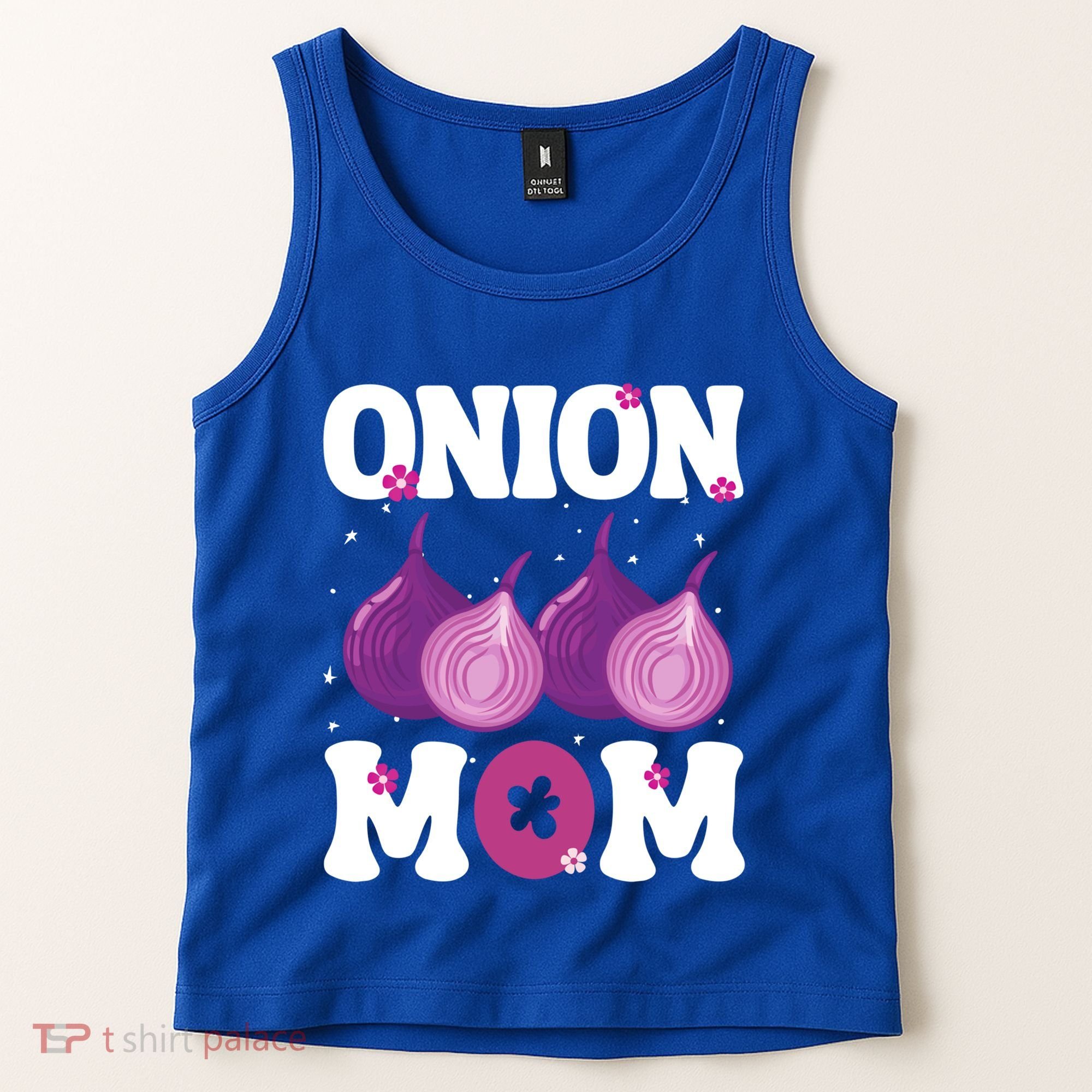 Funny Onion Mom Fruit Vegetable Mothers' Day Gardener Lover Great Gift Tank Top