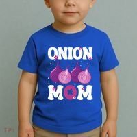 Funny Onion Mom Fruit Vegetable Mothers' Day Gardener Lover Great Gift Toddler T-Shirt thumb 2