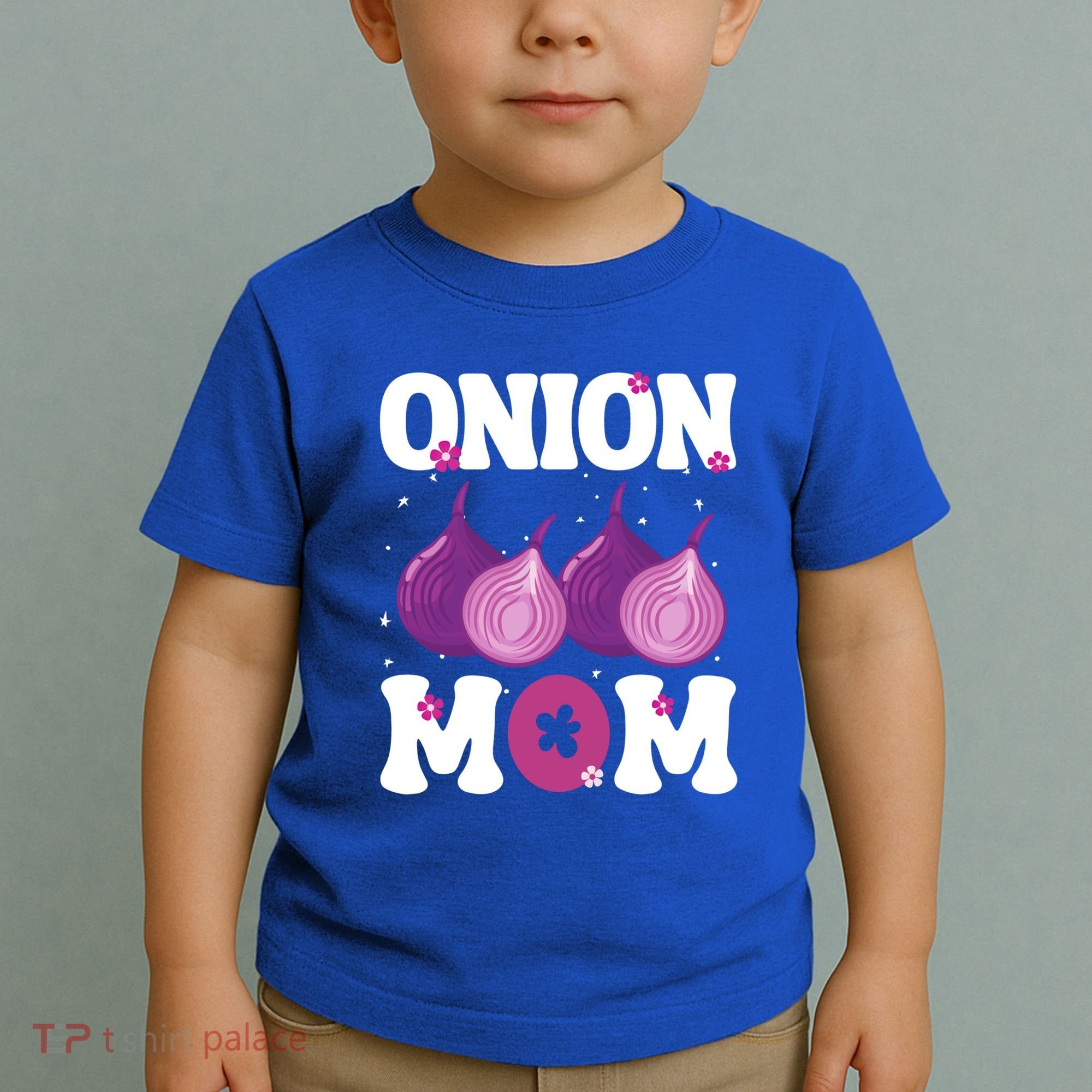 Funny Onion Mom Fruit Vegetable Mothers' Day Gardener Lover Great Gift Toddler T-Shirt
