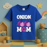 Funny Onion Mom Fruit Vegetable Mothers' Day Gardener Lover Great Gift Toddler T-Shirt thumb 3