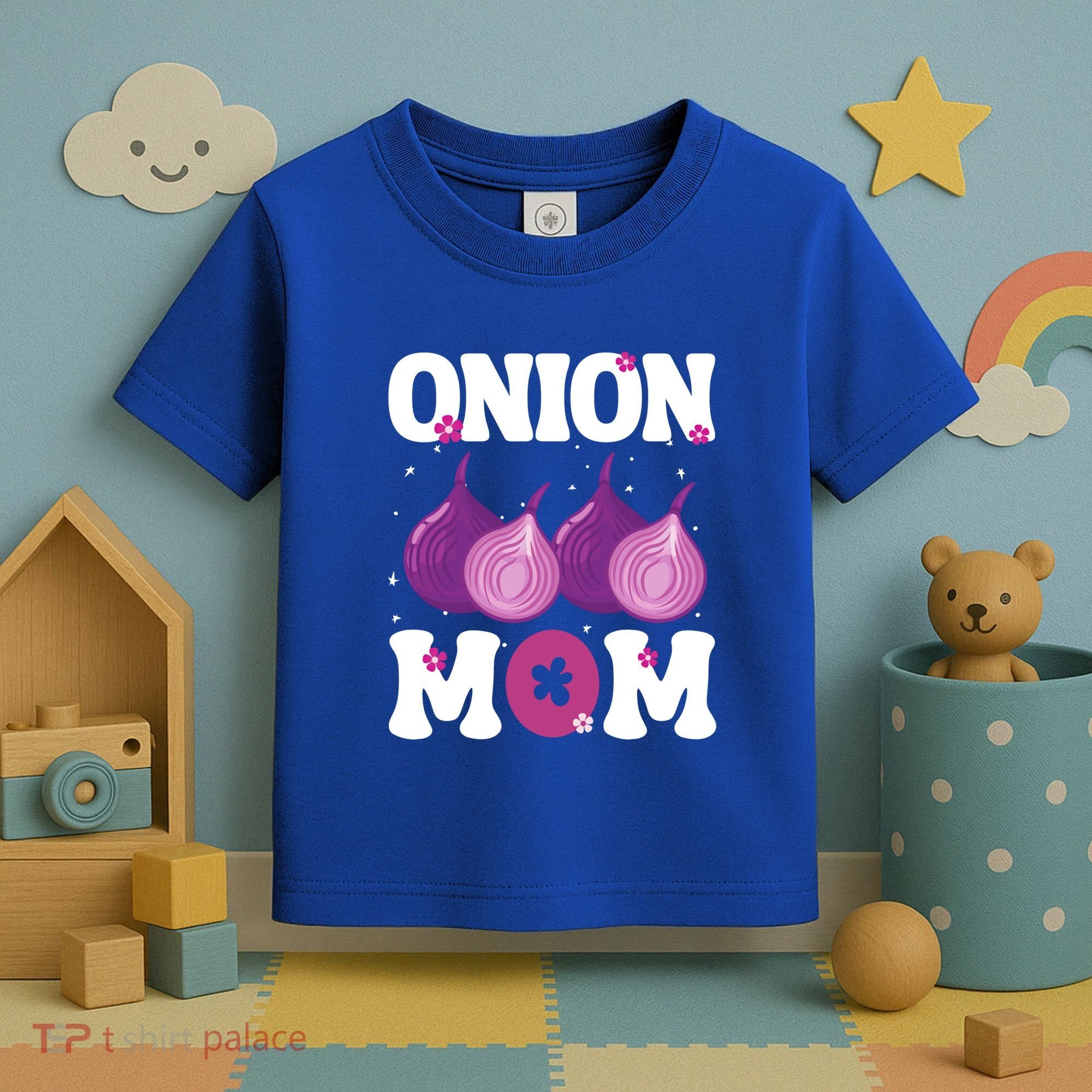 Funny Onion Mom Fruit Vegetable Mothers' Day Gardener Lover Great Gift Toddler T-Shirt