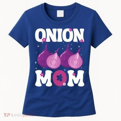 Funny Onion Mom Fruit Vegetable Mothers' Day Gardener Lover Great Gift Women's T-Shirt
