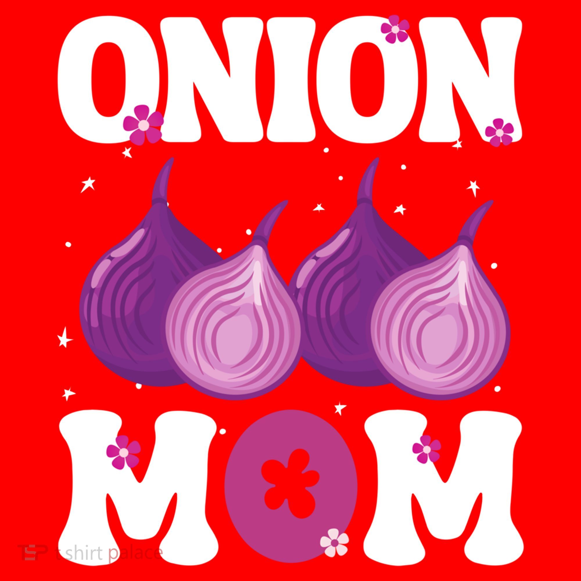 Funny Onion Mom Fruit Vegetable Mothers' Day Gardener Lover Great Gift Santa Hat