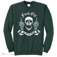 Fuck Off My Life Rules Skull Finger Sweatshirt thumb 0