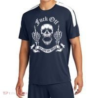 Fuck Off My Life Rules Skull Finger Soccer Jersey thumb 0