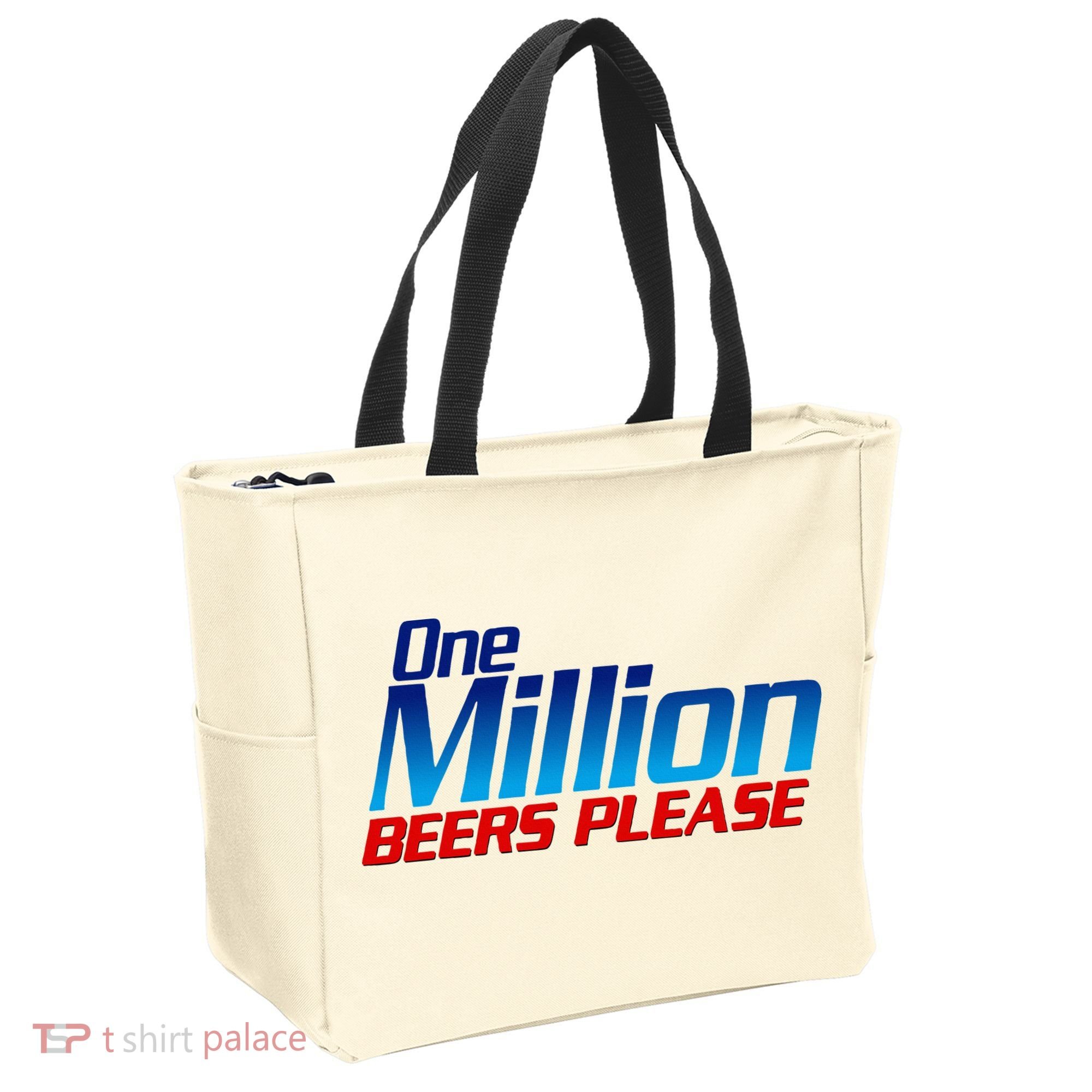 Funny One Million Beers Please Beer Enthusiast Drinking Tote Bag