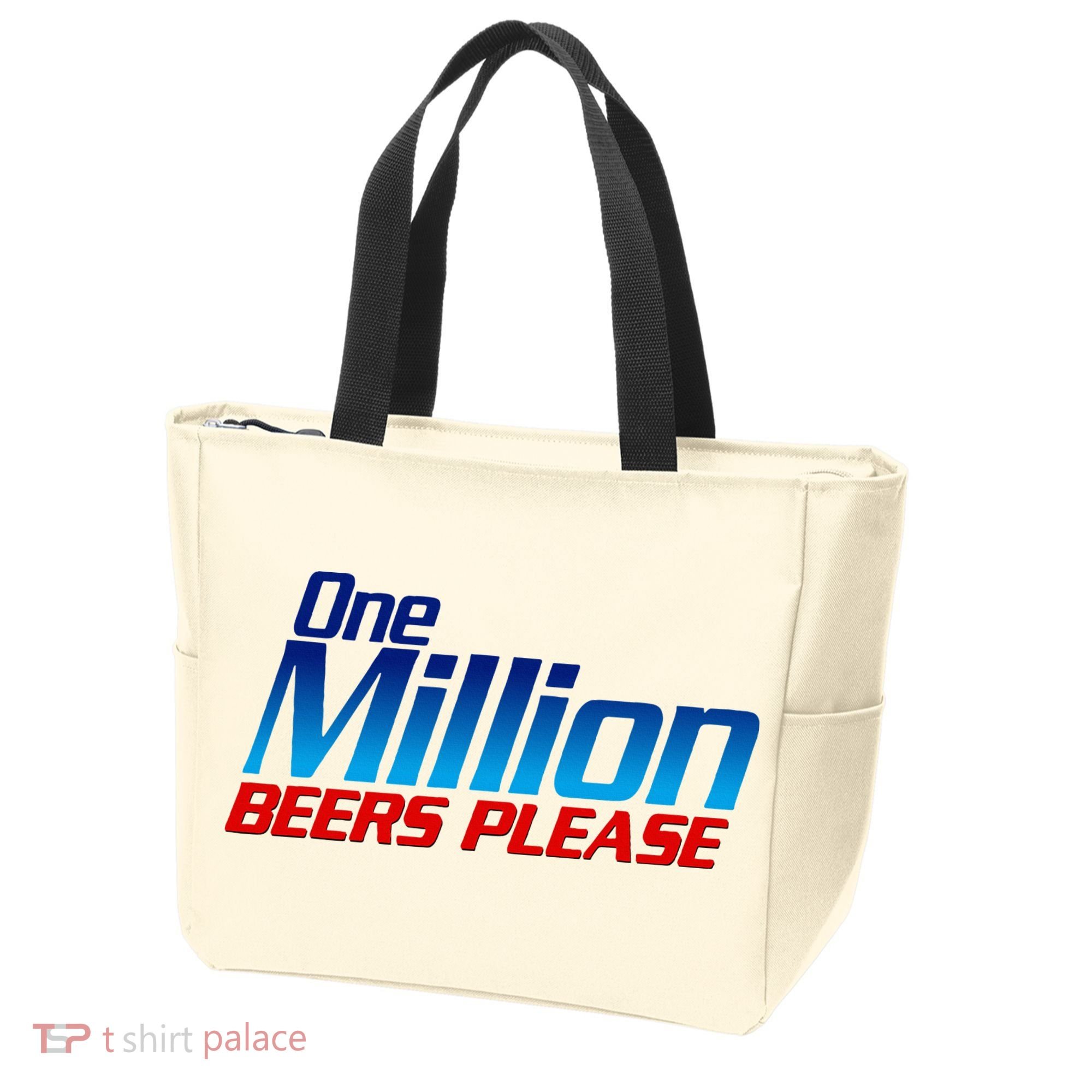 Funny One Million Beers Please Beer Enthusiast Drinking Tote Bag
