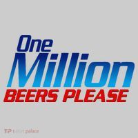 Funny One Million Beers Please Beer Enthusiast Drinking Kids Tie-Dye T-Shirt thumb 3