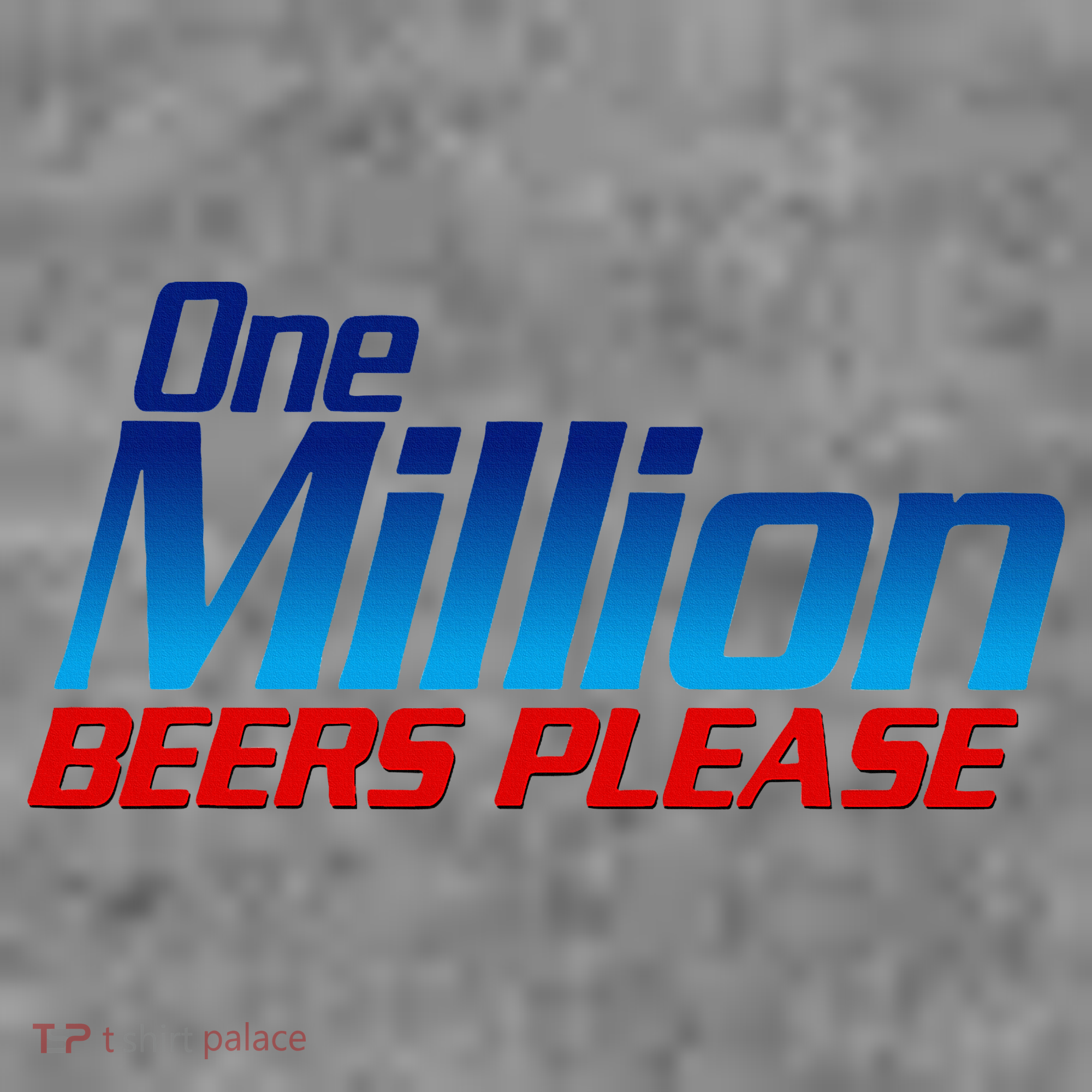 Funny One Million Beers Please Beer Enthusiast Drinking Hooded Wearable Blanket