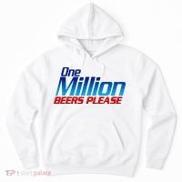 Funny One Million Beers Please Beer Enthusiast Drinking Hoodie thumb 0
