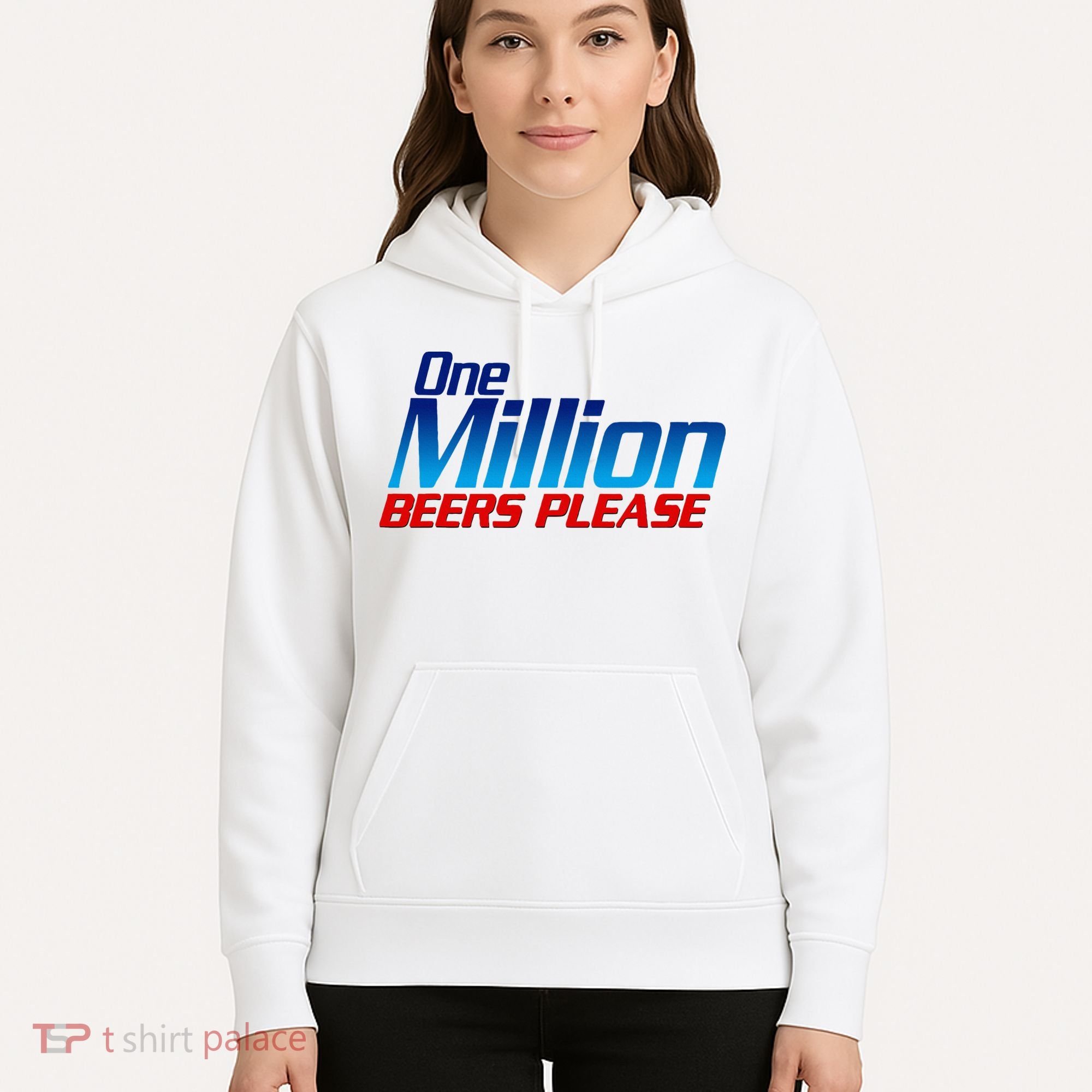 Funny One Million Beers Please Beer Enthusiast Drinking Hoodie