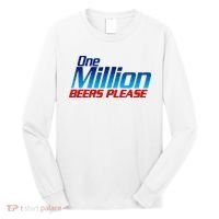 Funny One Million Beers Please Beer Enthusiast Drinking Long Sleeve Shirt thumb 0