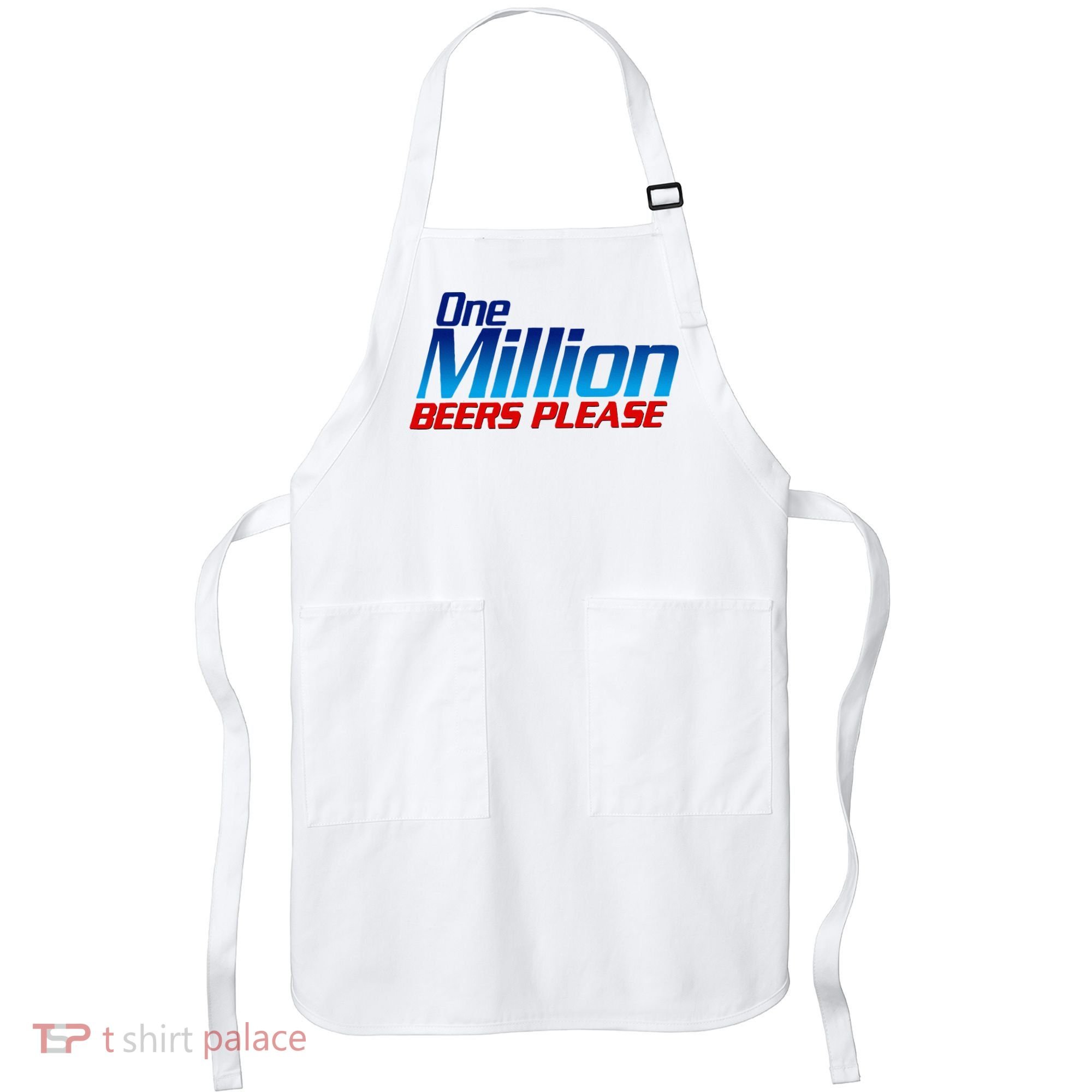 Funny One Million Beers Please Beer Enthusiast Drinking Apron