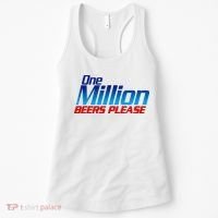 Funny One Million Beers Please Beer Enthusiast Drinking Women's Tank Top thumb 0