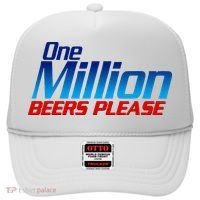 Funny One Million Beers Please Beer Enthusiast Drinking Hat thumb 0
