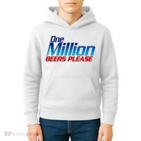 Funny One Million Beers Please Beer Enthusiast Drinking Kids Hoodie thumb 4