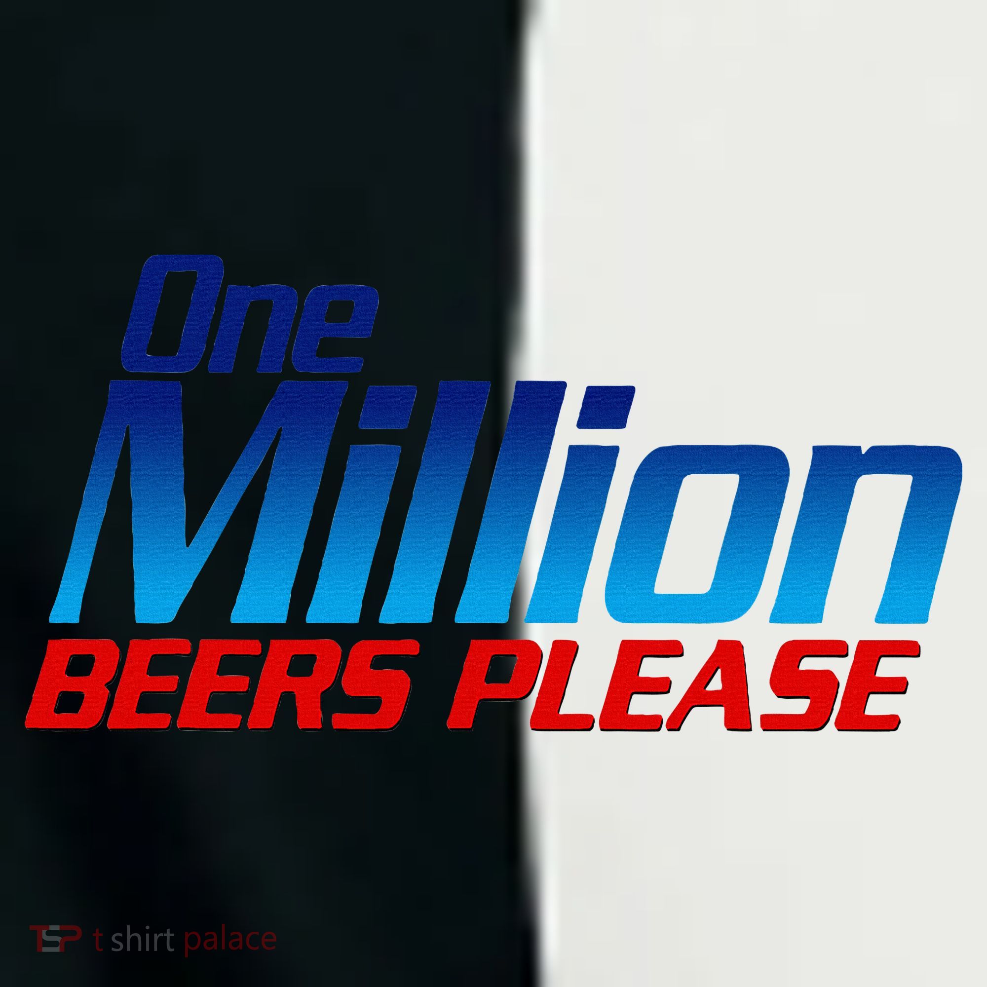 Funny One Million Beers Please Beer Enthusiast Drinking Women's Tri-Blend 3/4-Sleeve Raglan Shirt