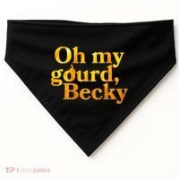Funny Oh My Gourd Becky USA-Made Doggie Bandana thumb 0
