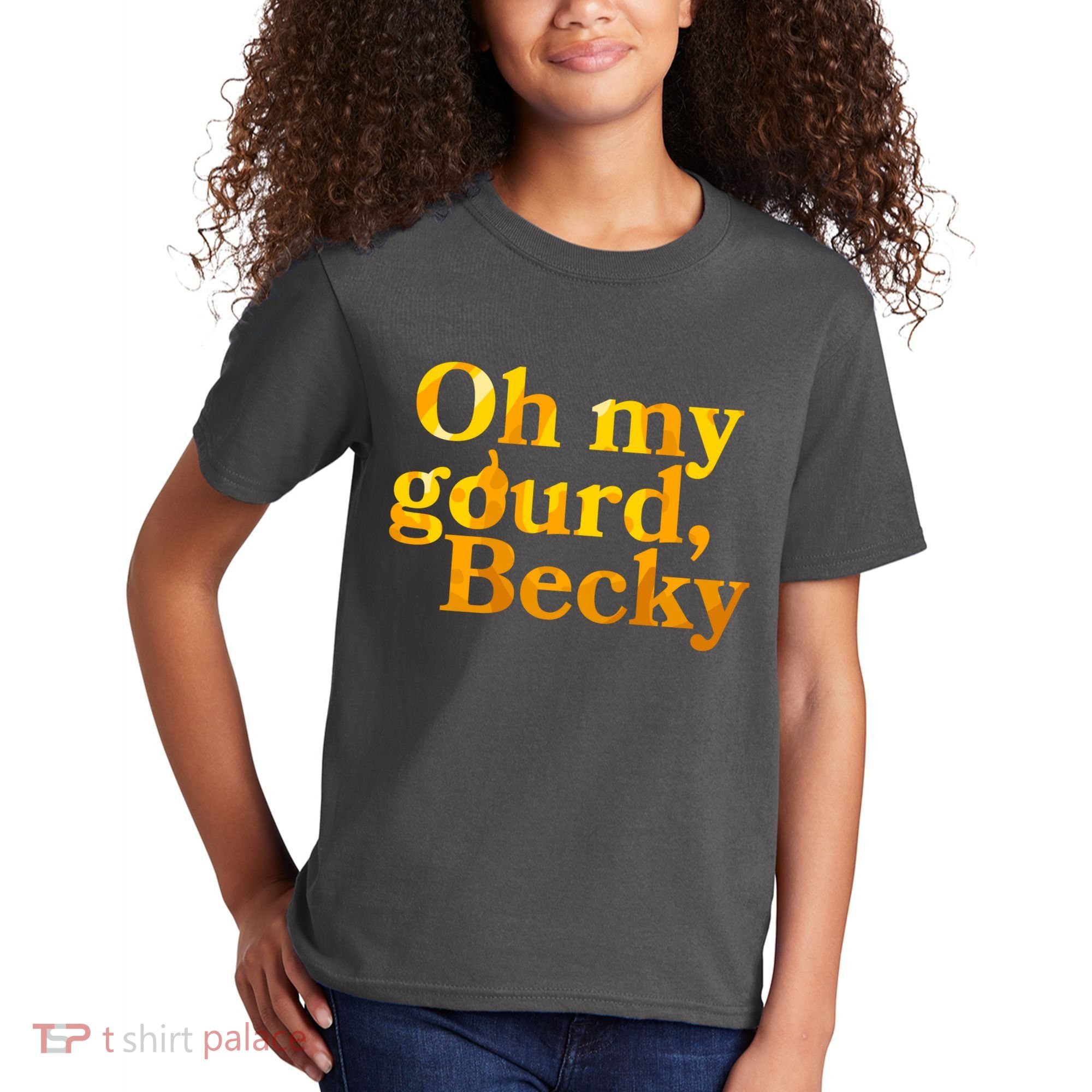 Funny Oh My Gourd Becky Kids T-Shirt