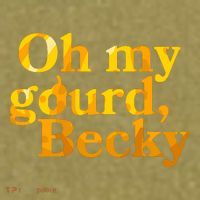 Funny Oh My Gourd Becky Garment-Dyed Women's Muscle Tee thumb 6