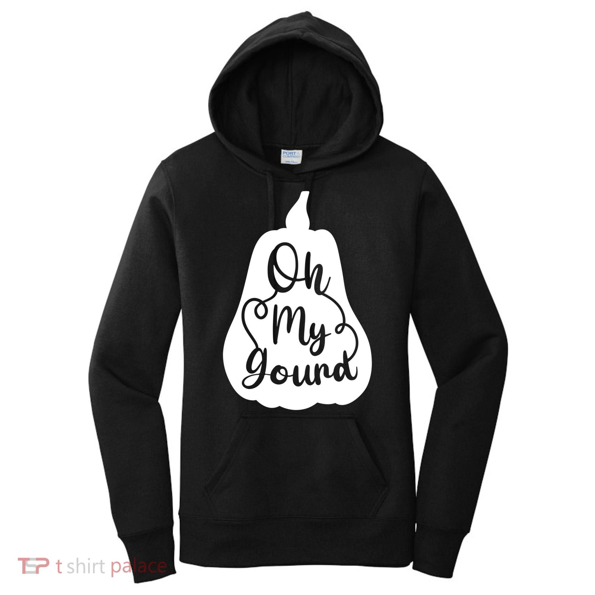 Funny Oh My Gourd Thanksgiving Fall Gift Women's Hoodie