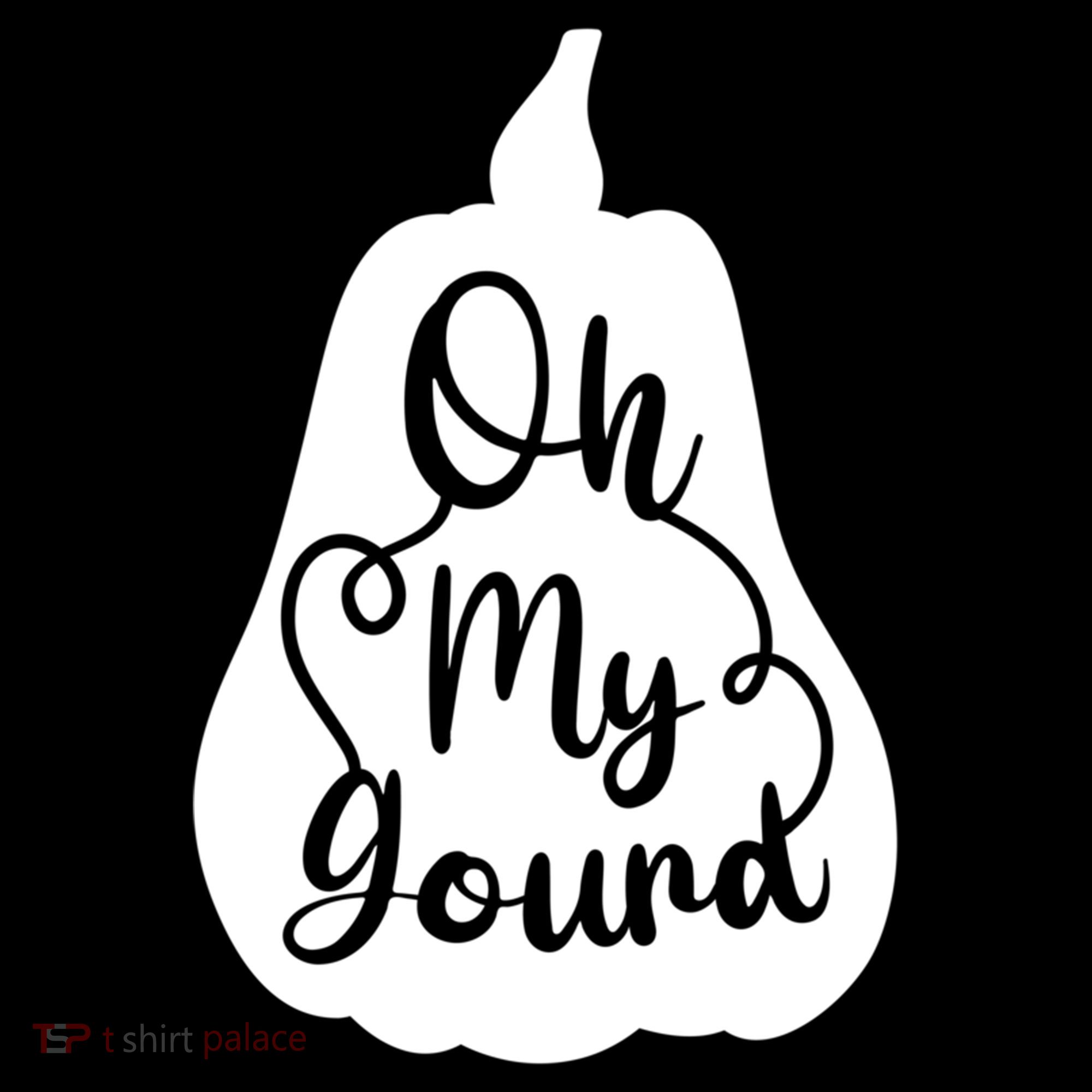 Funny Oh My Gourd Thanksgiving Fall Gift Ornament