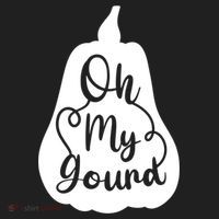 Funny Oh My Gourd Thanksgiving Fall Gift Hat thumb 2