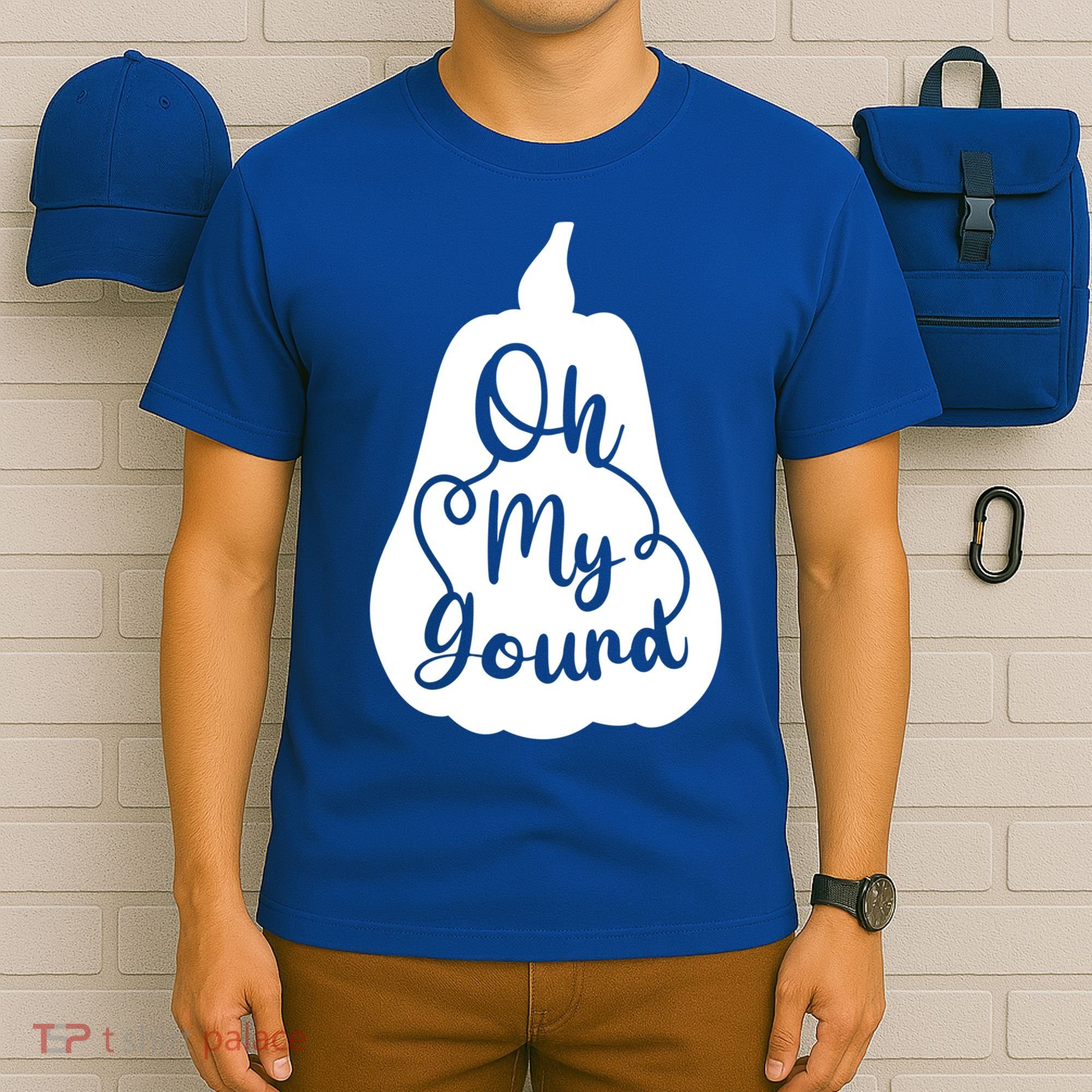 Funny Oh My Gourd Thanksgiving Fall Gift T-Shirt