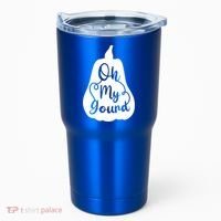 Funny Oh My Gourd Thanksgiving Fall Gift Tumbler thumb 0