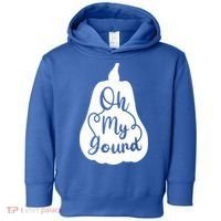 Funny Oh My Gourd Thanksgiving Fall Gift Toddler Hoodie thumb 0