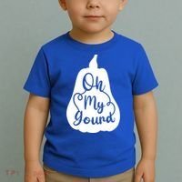 Funny Oh My Gourd Thanksgiving Fall Gift Toddler T-Shirt thumb 2