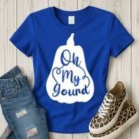 Funny Oh My Gourd Thanksgiving Fall Gift Women's T-Shirt thumb 3