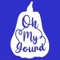 Funny Oh My Gourd Thanksgiving Fall Gift Kids Sweatshirt thumb 2