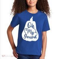 Funny Oh My Gourd Thanksgiving Fall Gift Kids T-Shirt thumb 2